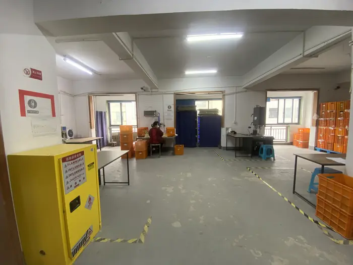 Finishing area at Cenfan workshop